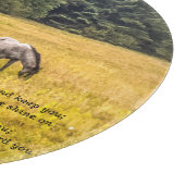 Der Herr segne dich und behüte dich; Schneidebrett (Ecke)