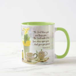 Der Herr segne euch die Nummern 6:24-26 Bibelverse Tasse