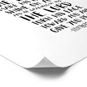 Der Herr segne euch und Behalte euch, Nummern 6:24 Poster (Ecke)