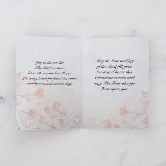 Der Herr segne Sie inspirierende Weihnachten (Innenseite)