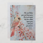 Der Herr segne Sie inspirierende Weihnachten (Vorne/Hinten)