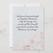 Der Herr segne Sie inspirierende Weihnachten (Rückseite)