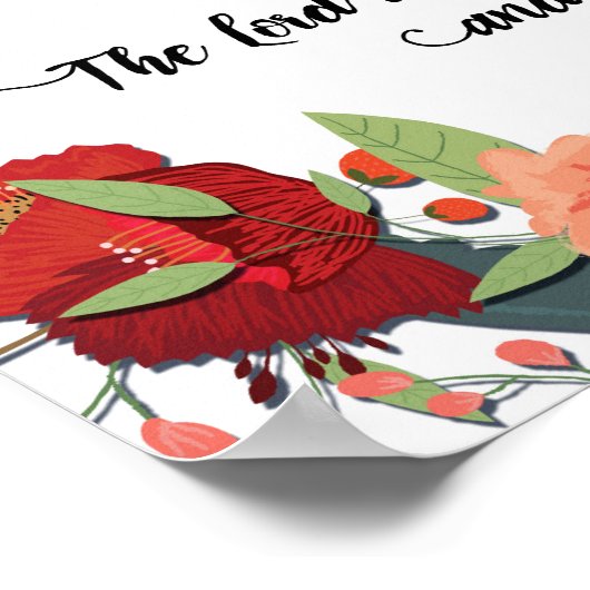 Der Herr segne Sie und Behalte Sie Art Print Poster (Ecke)