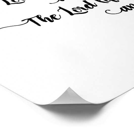 Der Herr segne Sie und Behalte Sie Art Print Poster (Ecke)