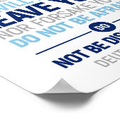 Der Herr selbst geht vor dir, Deuteronomie 31:8 Poster (Ecke)