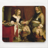 Der Herr-Soldat (Öl auf Leinwand) Mousepad (Vorne)