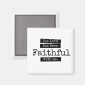 Der Herr war treu Magnet (Vorderseite/Rückseite)