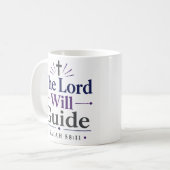 Der Herr wird den ständigen Jesaja-Weg weisen Kaffeetasse (Vorderseite Links)