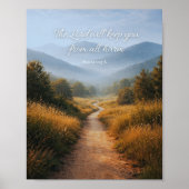 Der Herr wird dich behüten Psalm 121 Christlich  Poster (Vorne)