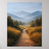 Der Herr wird dich behüten Psalm 121 Christlicher  Poster (Vorne)