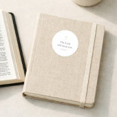Der Herr wird dich behüten – Psalm 121 Schrift Runder Aufkleber