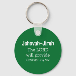 Der Herr wird die Bibel Verse Dunkelgrün zur Verfü Schlüsselanhänger