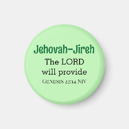 Der Herr wird die Bibel Verse Licht Grün geben Magnet