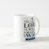 Der Herr wird einen Weg finden Inspirierende chris Kaffeetasse (VorderseiteRechts)