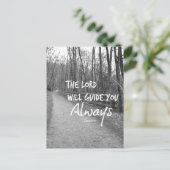 Der Herr wird euch den Bibelverse leiten Postkarte (Stehend Vorderseite)