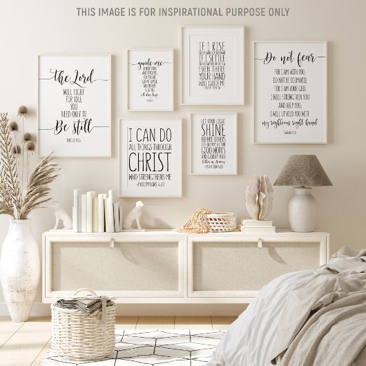 Der Herr wird für dich kämpfen, Exodus 14:14 Poster