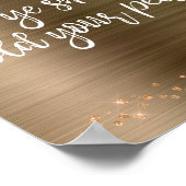 Der Herr wird für dich kämpfen KJV Bibelverse Poster (Ecke)