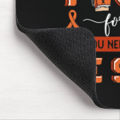 Der Herr wird für Sie kämpfen Leukämie Bewusstsein Mousepad (Ecke)