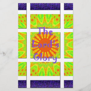 Der Herrgott: Schöne, phantastische, bunte Kunst Briefpapier