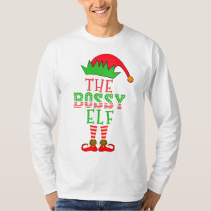 Der herrische Elf Weihnachten Familie passende Pyj T-Shirt