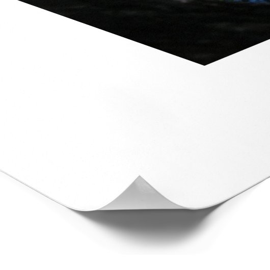 Der herrliche blaue Himmel Poster (Ecke)