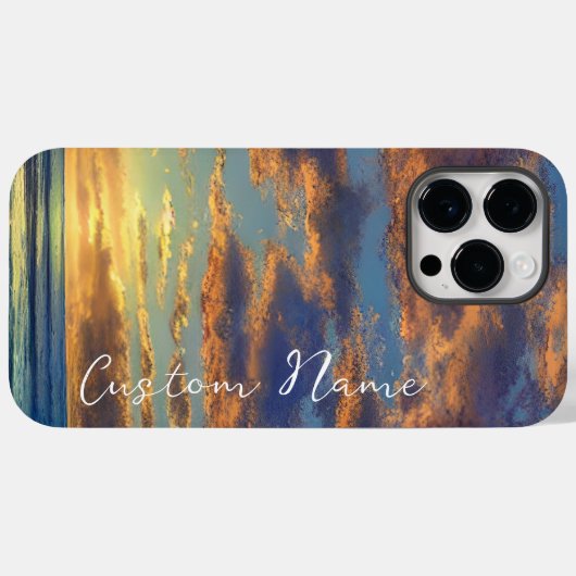 Der herrliche Sonnenuntergang auf den Bahamas Case-Mate iPhone Hülle (Rückseite (Horizontal))