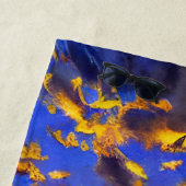 Der herrliche Sonnenuntergang auf den Bahamas Strandtuch (Beispiel)