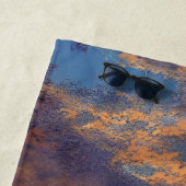 Der herrliche Sonnenuntergang auf den Bahamas Strandtuch (Beispiel)