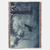 Der herrliche Winter im Wald Decke (Vorderseite Vertikal)