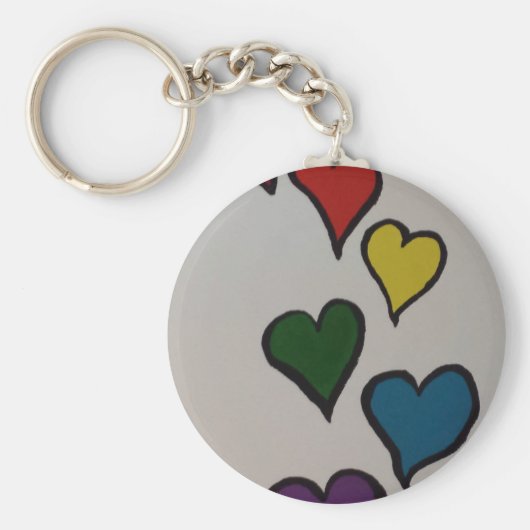 Der Herz-Schlüsselanhänger Schlüsselanhänger (Vorne)