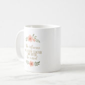 Der Herzensbecher des Lehrens Kaffeetasse (Vorderseite Links)