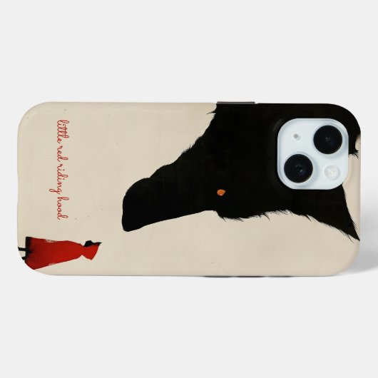 Der herzlose Wolf und die kleine rote Reithose Case-Mate iPhone Hülle (Rückseite (Horizontal))