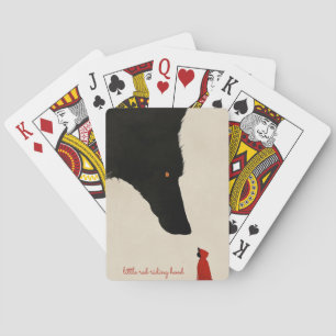 Der herzlose Wolf und die kleine rote Reithose Spielkarten