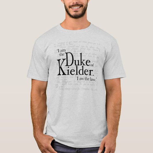 Der Herzog des männlichen T - Shirt Kielder (Vorderseite)