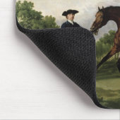 Der Herzog von Ancasters Bucht Stallion "freier Mousepad (Ecke)