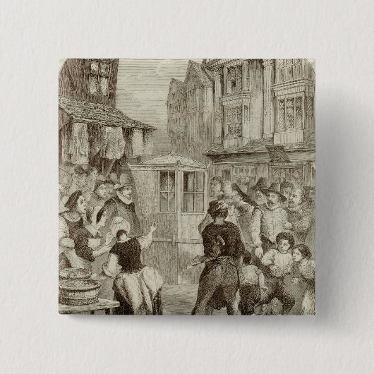 Der Herzog von Buckingham Button (Vorderseite)