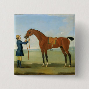 Der Herzog von Devonshires Fliegen Childers, 1742 Button