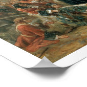 Der Herzog von Marlborough (1650-1722) unterzeichn Poster (Ecke)