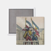 Der Herzog von Orleans Magnet (Vorderseite/Rückseite)