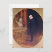 Der Herzog von Wellington studiert Postkarte (Vorne/Hinten)