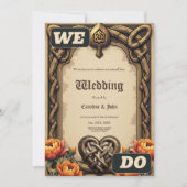 Der Herzschlag der alten Götter Einladung (Vorderseite)