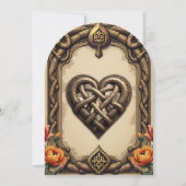 Der Herzschlag der alten Götter: Einladung (Rückseite)