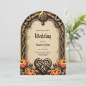 Der Herzschlag der alten Götter: Einladung (Stehend Vorderseite)