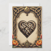 Der Herzschlag der alten Götter: Save The Date (Rückseite)