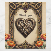 Der Herzschlag der alten Götter Weinetikett (Einzelnes Label)