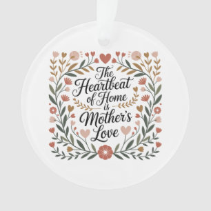 Der Herzschlag des Zuhauses ist die Liebe der Mutt Ornament