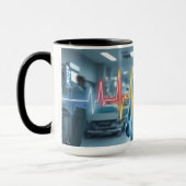 Der Herzschlag eines Krankenhauses Tasse (Links)