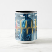 Der Herzschlag eines Krankenhauses Tasse (Zentrum)