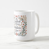 Der Herzschlag Zu Hause Ist Mutterliebe Kaffeetasse (VorderseiteRechts)