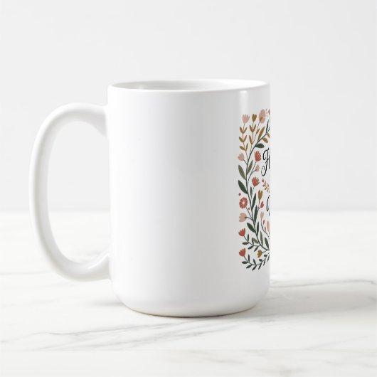 Der Herzschlag Zu Hause Ist Mutterliebe Kaffeetasse (Links)